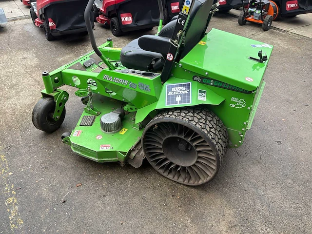 2019 - mean green - majoris - ride on lawn mower - afbeelding 9 van  15