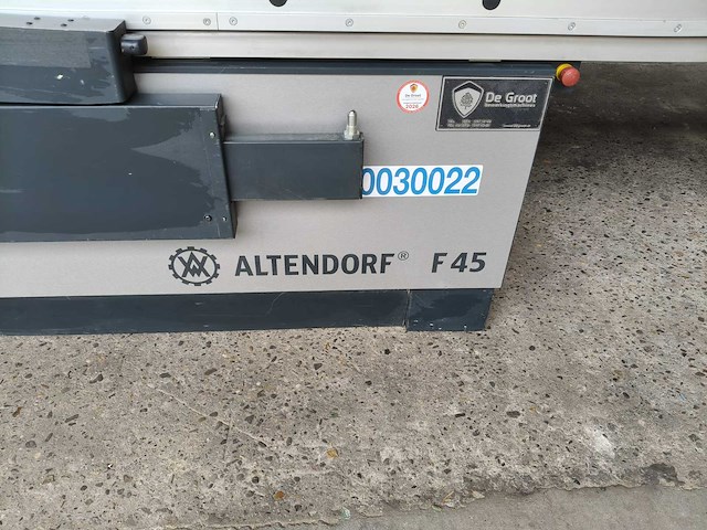 2019 altendorf f45 prodrive paneelcirkelzaagmachine - afbeelding 14 van  15