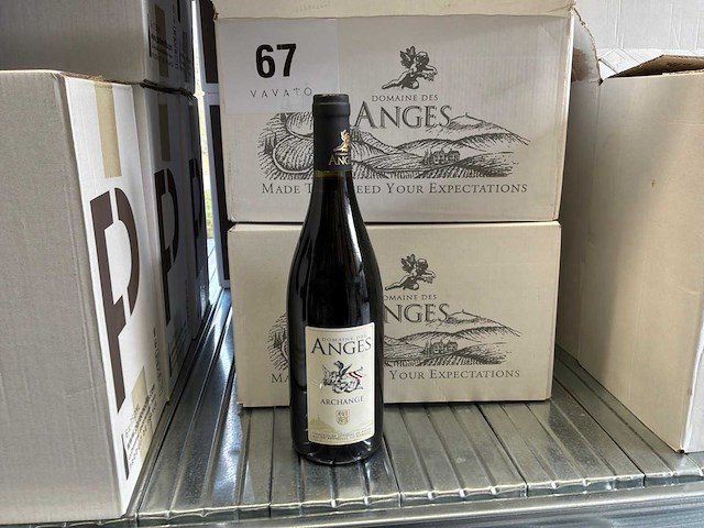 2019 archange domaine des anges rode wijn (12x) - afbeelding 1 van  5