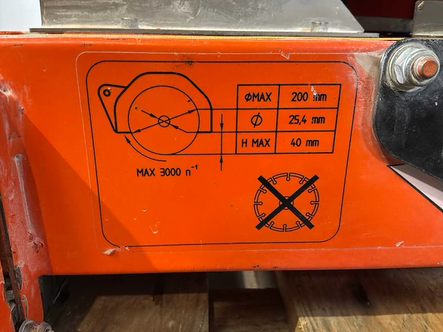 2019 battipav vip 290 tegelzaagmachine - 900mm - afbeelding 5 van  7