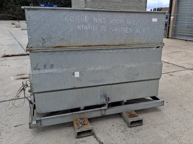 2019 bauer südlohn bkc 500 kiepcontainer - afbeelding 9 van  13