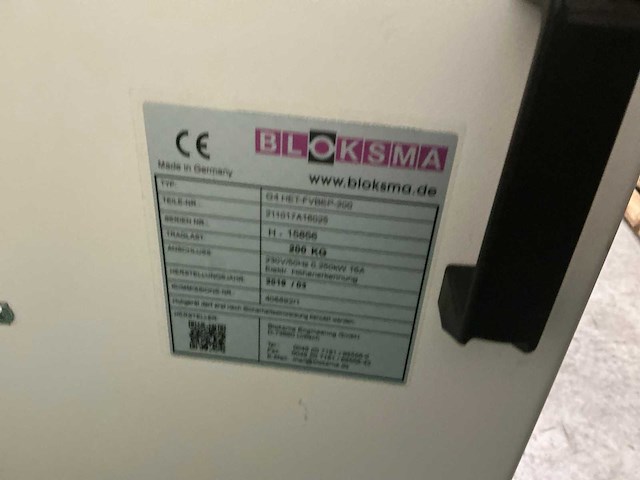 2019 bloksma - ga het-fvbep-200 - mobiel lift systeem - afbeelding 12 van  15
