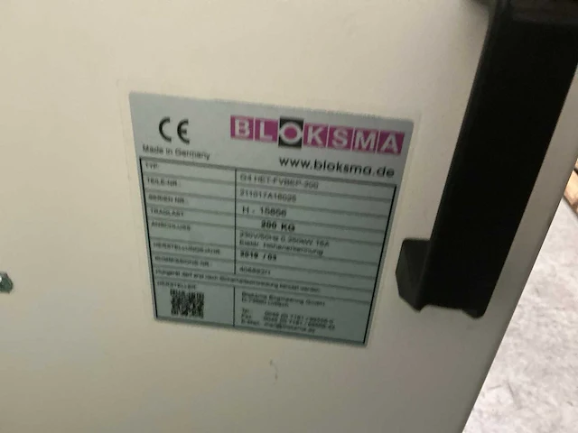 2019 bloksma - ga het-fvbep-200 - mobiel lift systeem - afbeelding 12 van  15