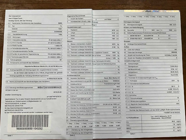 2019 bmw 745e plug-in hybrid (7-reeks) - full option - afbeelding 42 van  53