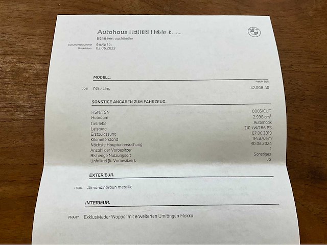 2019 bmw 745e plug-in hybrid (7-reeks) - full option - afbeelding 53 van  53