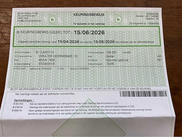 2019 bmw 745e plug-in hybrid (7-reeks) - full option - afbeelding 24 van  31