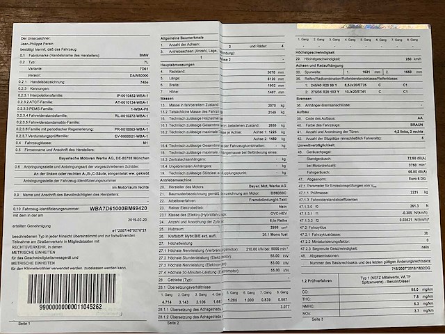 2019 bmw 745e plug-in hybrid (7-reeks) - full option - afbeelding 25 van  31