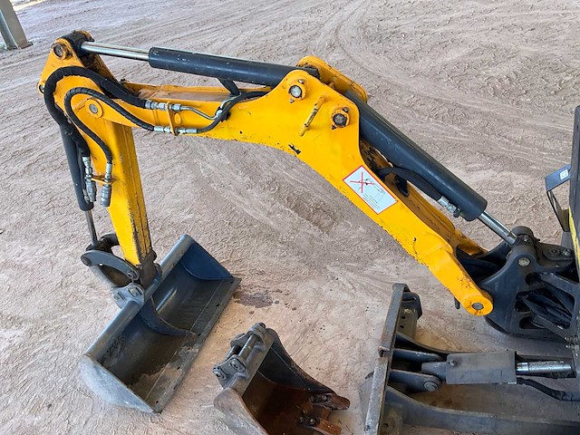 2019 bobcat e08 minigraafmachine - afbeelding 16 van  17