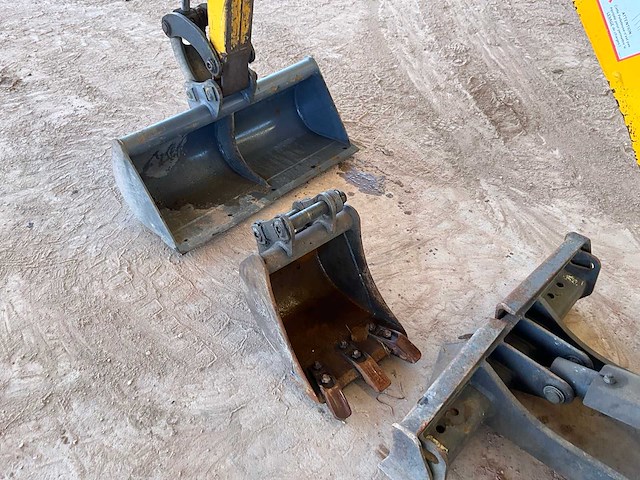 2019 bobcat e08 minigraafmachine - afbeelding 17 van  17