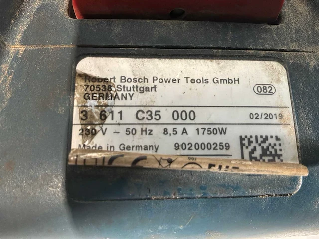 2019 bosch gsh 16-28 e breekhamer 18kg hex-28 - afbeelding 6 van  6