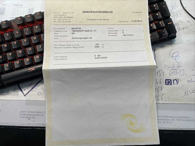 2019 bw trailers aanhangwagen - afbeelding 11 van  21