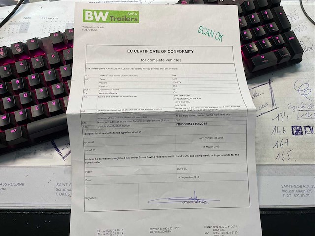 2019 bw trailers aanhangwagen - afbeelding 14 van  21