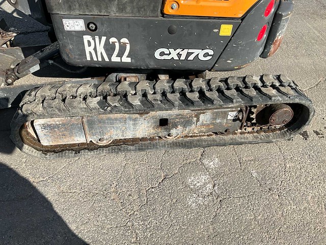 2019 case cx17c minigraafmachine - afbeelding 3 van  21