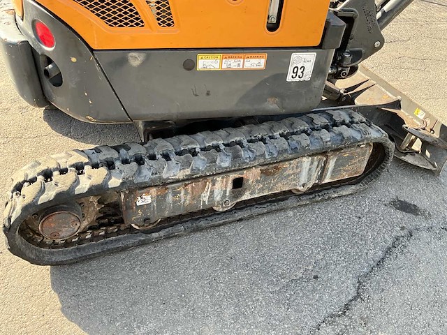 2019 case cx17c minigraafmachine - afbeelding 4 van  21