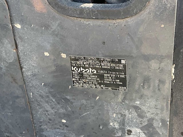 2019 case cx17c minigraafmachine - afbeelding 6 van  21