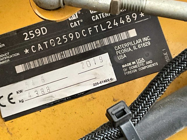 2019 cat 259d schranklader - afbeelding 6 van  14