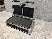 2019 caterchef contact grill fy-813a-ys bak- en grillapparaat - afbeelding 1 van  5
