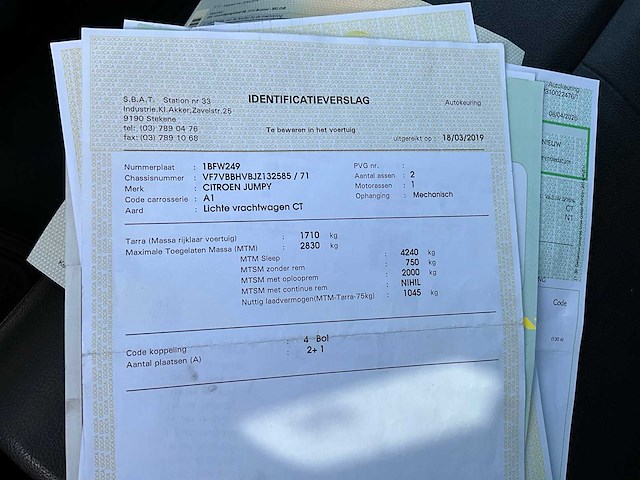 2019 citroën jumpy lichte vrachtwagen - afbeelding 21 van  32