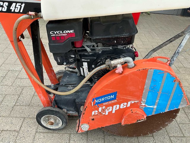 2019 clipper cs451 betonzaag - afbeelding 8 van  8