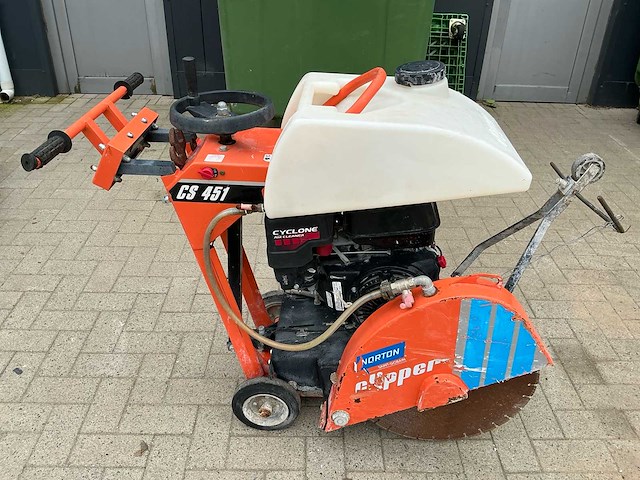 2019 clipper cs451 betonzaag - afbeelding 2 van  6