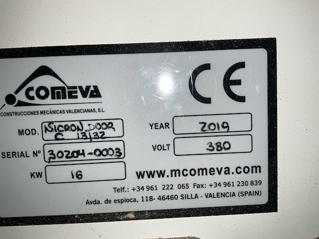 2019 comeva nicron door c 13/32 4-assig bewerkingscentrum - afbeelding 4 van  20