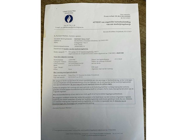 2019 dacia duster suv - afbeelding 30 van  33