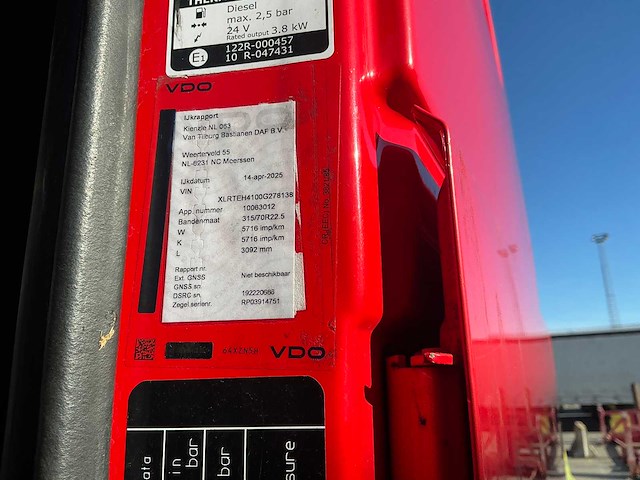 2019 daf xf450ft tr4x2 com kip trekker (84113-811) - afbeelding 18 van  26