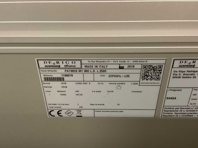 2019 de rigo surfrigo winkel koeltoonbank (2x) - afbeelding 2 van  11