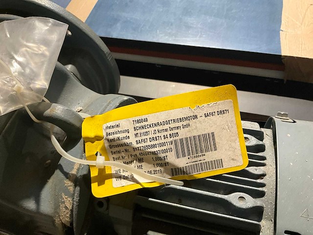 2019 eurodrive saf67 elektromotor - afbeelding 3 van  6
