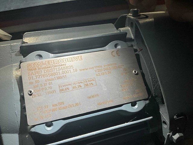 2019 eurodrive saf67 elektromotor - afbeelding 6 van  6