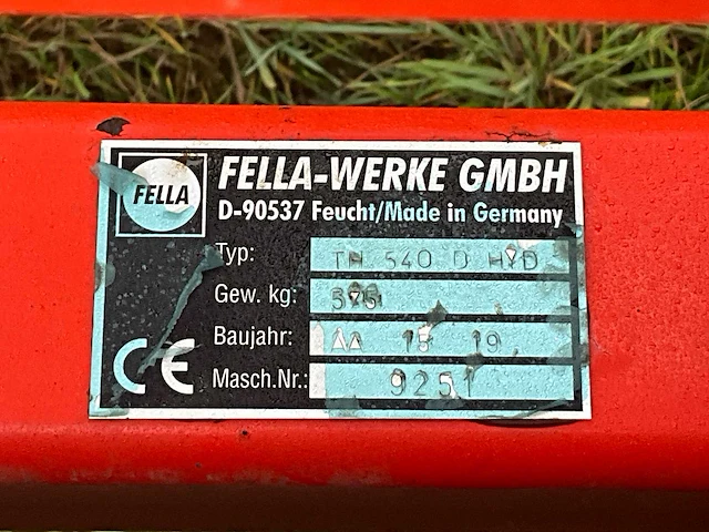 2019 fella th 540 d hydro vetgieter - afbeelding 14 van  15