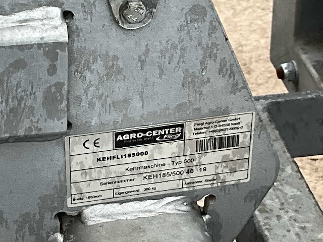 2019 fliegl khe 185/500 veegmachine - incl. giant/weidemann aansluiting - afbeelding 15 van  15