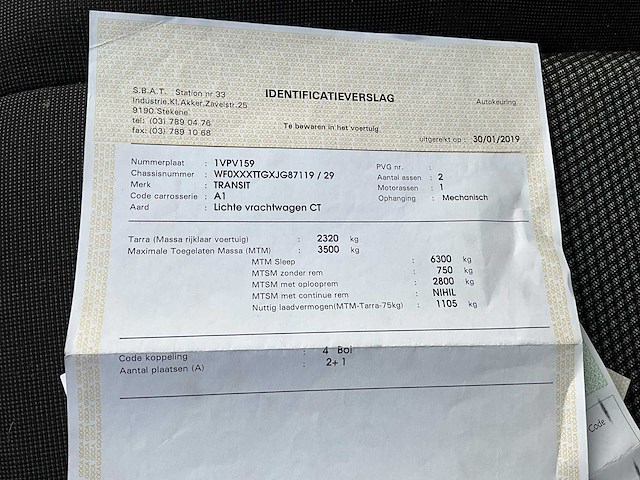 2019 ford transit lichte vrachtwagen - afbeelding 19 van  28