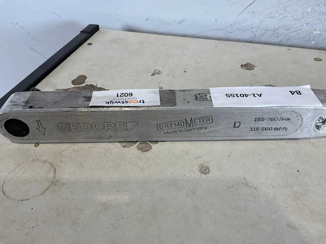 2019 gedore dremometer ¾" momentsleutel ¾" 150-760nm - afbeelding 5 van  6
