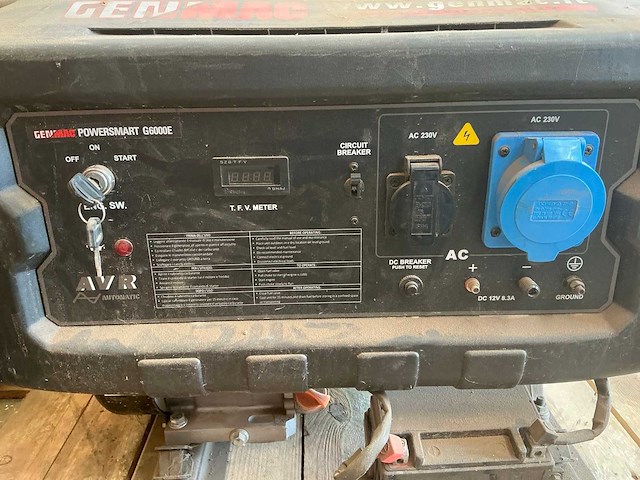 2019 genmac powersmart g6000e stroomgenerator - afbeelding 3 van  7