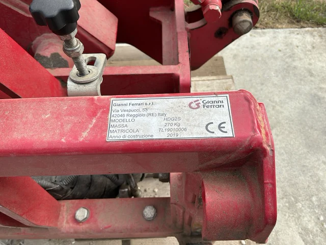 2019 gianni ferrari hdg2s takkenschaar/heggenschaar - afbeelding 22 van  29