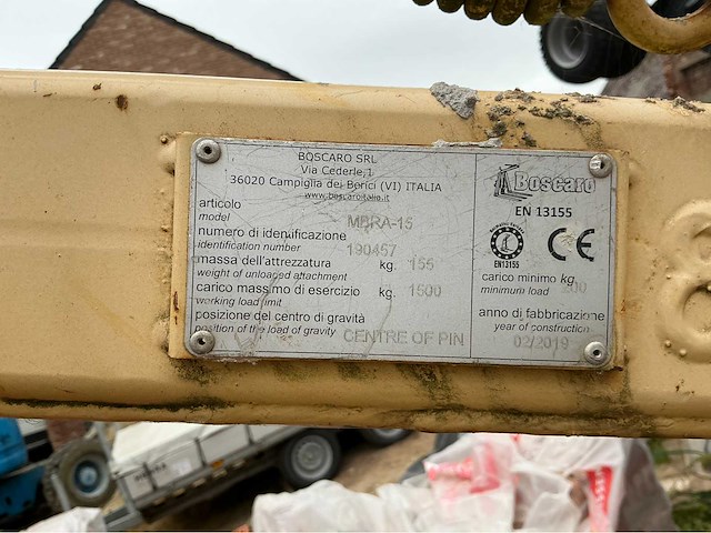 2019 gru dalbe hs 232 mobiele kraan snelmontagekraan + extra’s - afbeelding 15 van  32