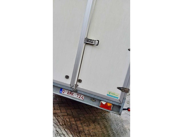 2019 hapert al gesloten aanhangwagen mtm3500 - dubbele as - gekeurd - afbeelding 3 van  32