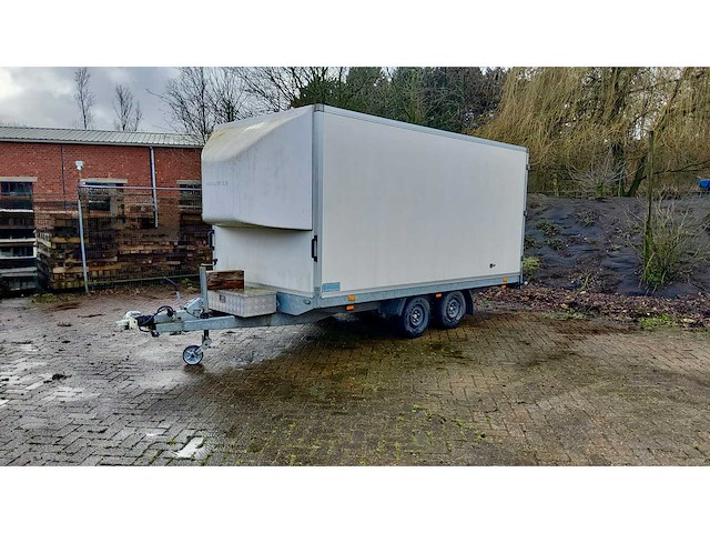 2019 hapert al gesloten aanhangwagen mtm3500 - dubbele as - gekeurd - afbeelding 28 van  32