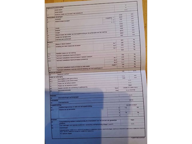 2019 hapert al gesloten aanhangwagen mtm3500 - dubbele as - gekeurd - afbeelding 21 van  32