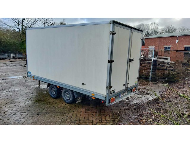 2019 hapert al gesloten aanhangwagen mtm3500 - dubbele as - gekeurd - afbeelding 18 van  32