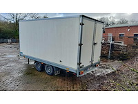 2019 hapert al gesloten aanhangwagen mtm3500 - dubbele as - gekeurd - afbeelding 18 van  32