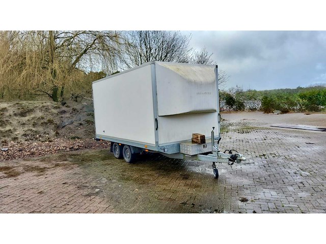 2019 hapert al gesloten aanhangwagen mtm3500 - dubbele as - gekeurd - afbeelding 23 van  32