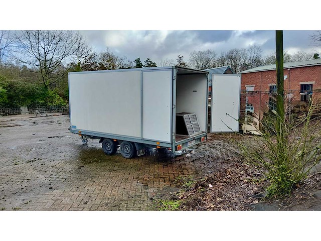 2019 hapert al gesloten aanhangwagen mtm3500 - dubbele as - gekeurd - afbeelding 24 van  32