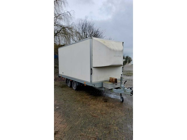 2019 hapert al gesloten aanhangwagen mtm3500 - dubbele as - gekeurd - afbeelding 32 van  32