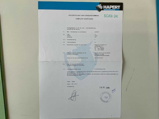 2019 hapert ta gesloten aanhangwagen - afbeelding 9 van  18