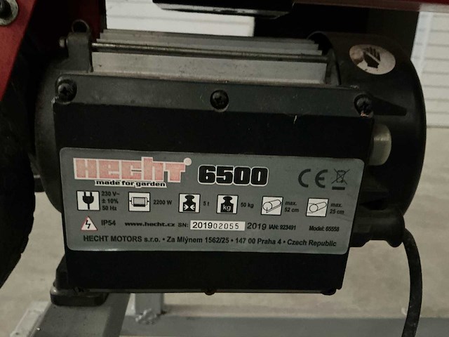 2019 hecht 6500 houtkliefmachine - afbeelding 4 van  4