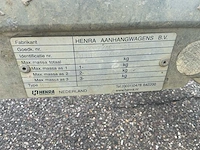 2019 henra kp35 tr3 aanhangwagen - kipper - afbeelding 11 van  26