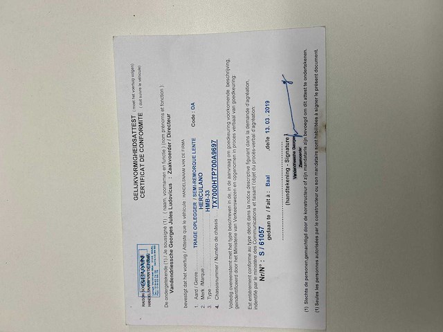 2019 herculano hmb 33 oplegger - afbeelding 6 van  14