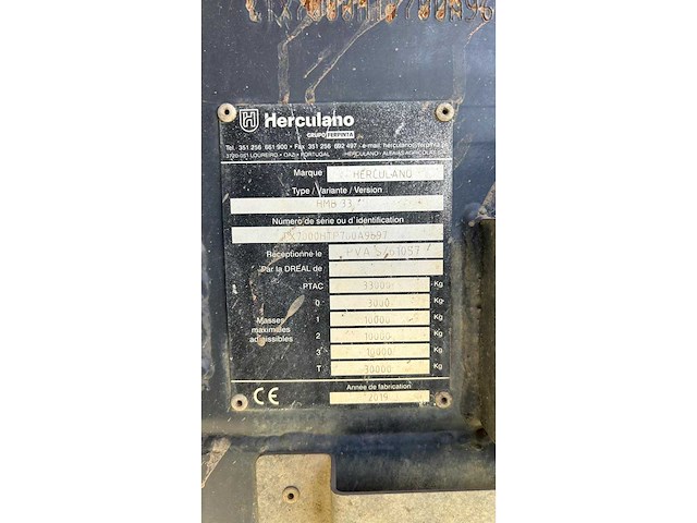 2019 herculano hmb 33 oplegger - afbeelding 14 van  14